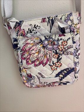 Vera Bradley Floral Quilted Crossbody - Lavender, Pink, Navy